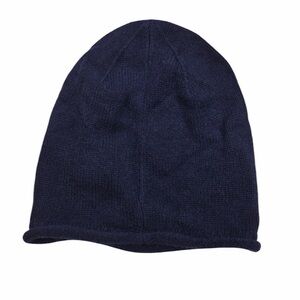 NWOT QUINCE Cashmere Beanie Winter Hat Navy 5688